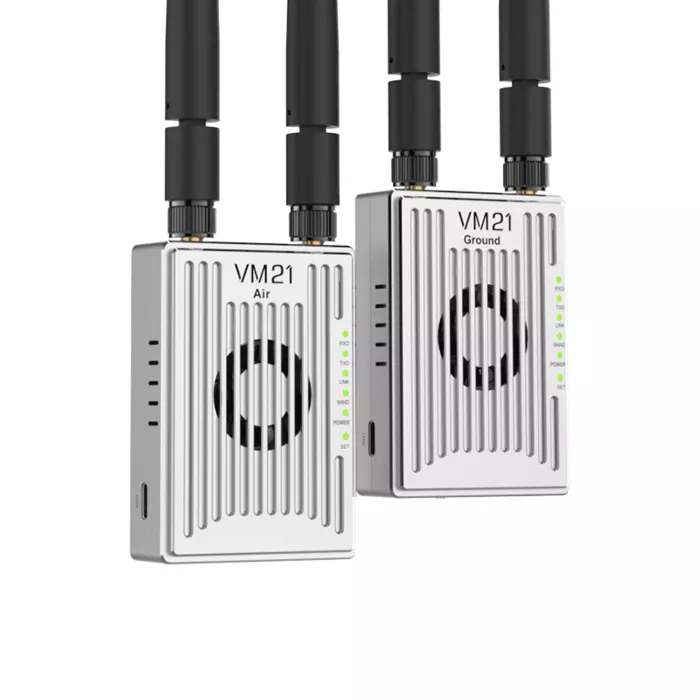 CHINOWING VM21 Mesh Network Video Radio Telemetry RC Data Link, 10km, 800MHz/1.4GHz/2.4GHz, 20ms Video
