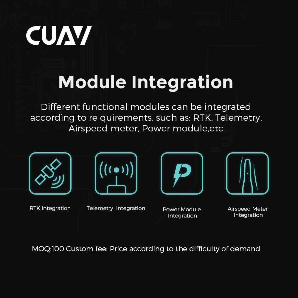 CUAV Open Source Aircraft Flight Controller Baseboard Module Integration Customized