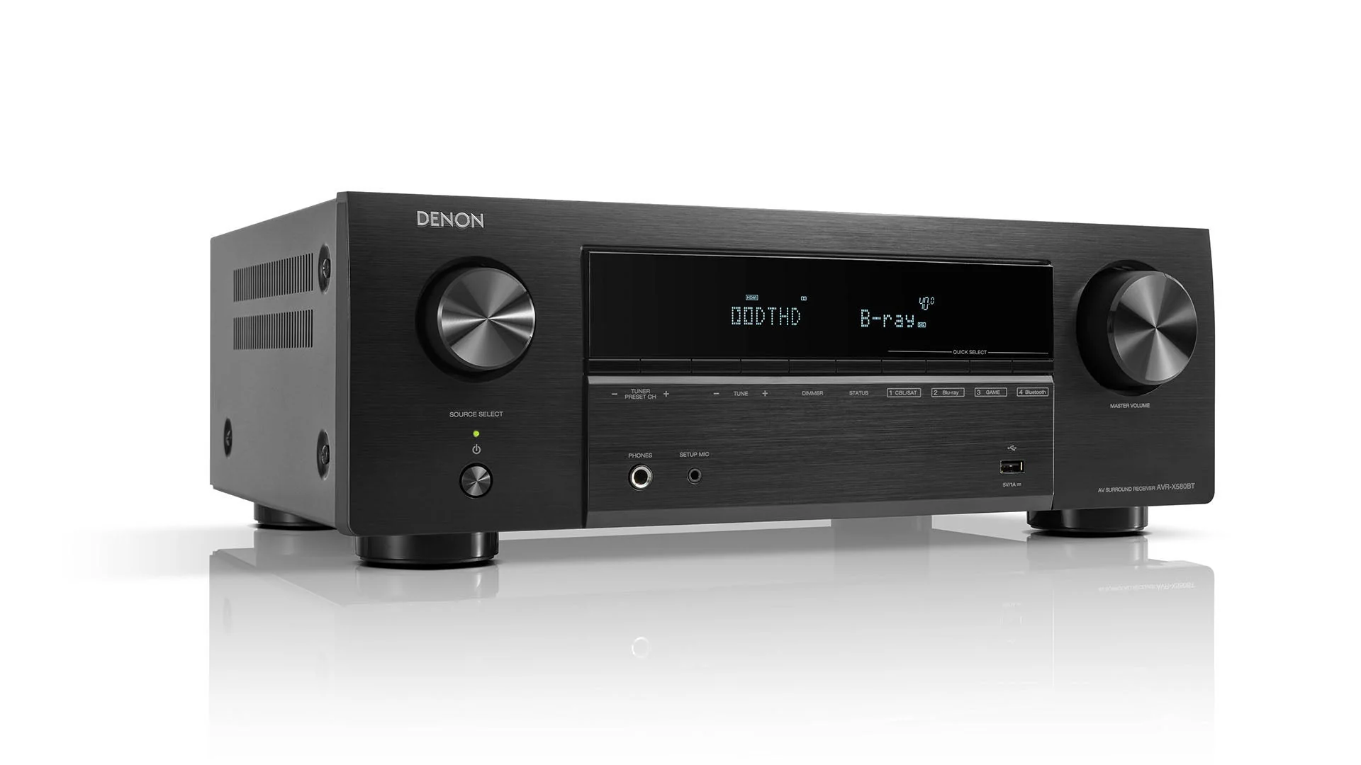 Denon 220 volt receiver amplifier AVR-X580BT 220 volt AV Receiver Amplifier 5.1 Channel 8K Bluetooth 220v 240 volt 50 hz 60hz