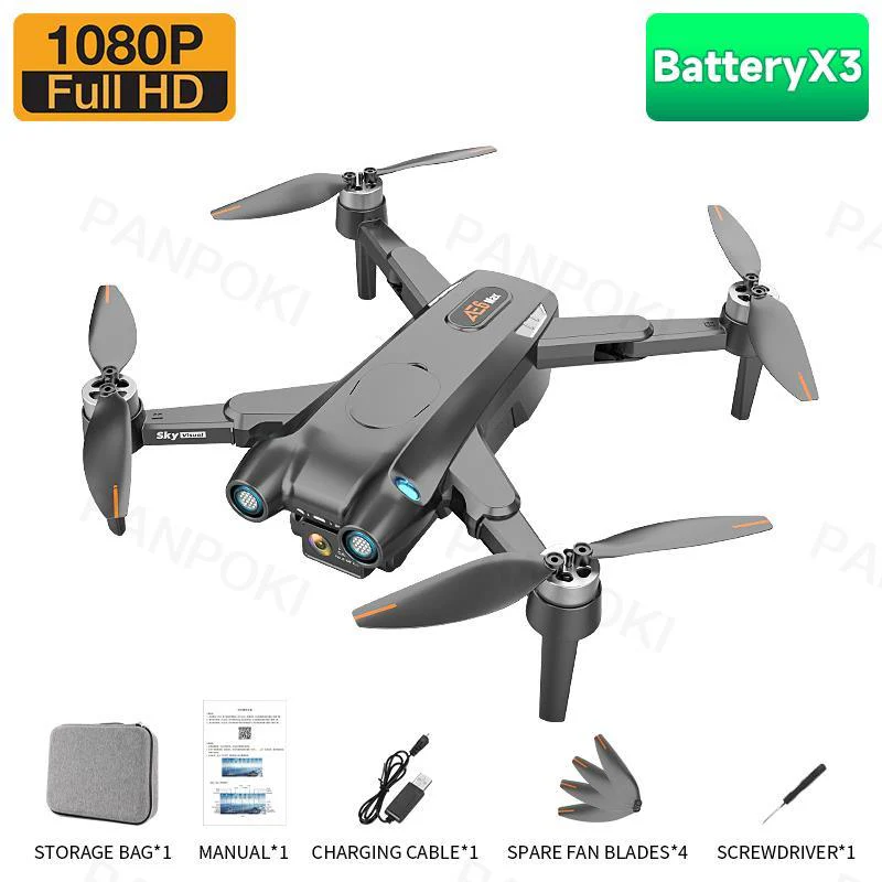 AE6 Max Drone - 4k Profesional GPS 2KM Quadcopter with 5G Camera TransmissIion Wifi FPV drone helicoptero Toys for Boys Professional Camera Drone