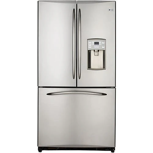 220 Volt GE PFSE5NJZDSS 25 Cu. Ft. French 3-Door Refrigerator