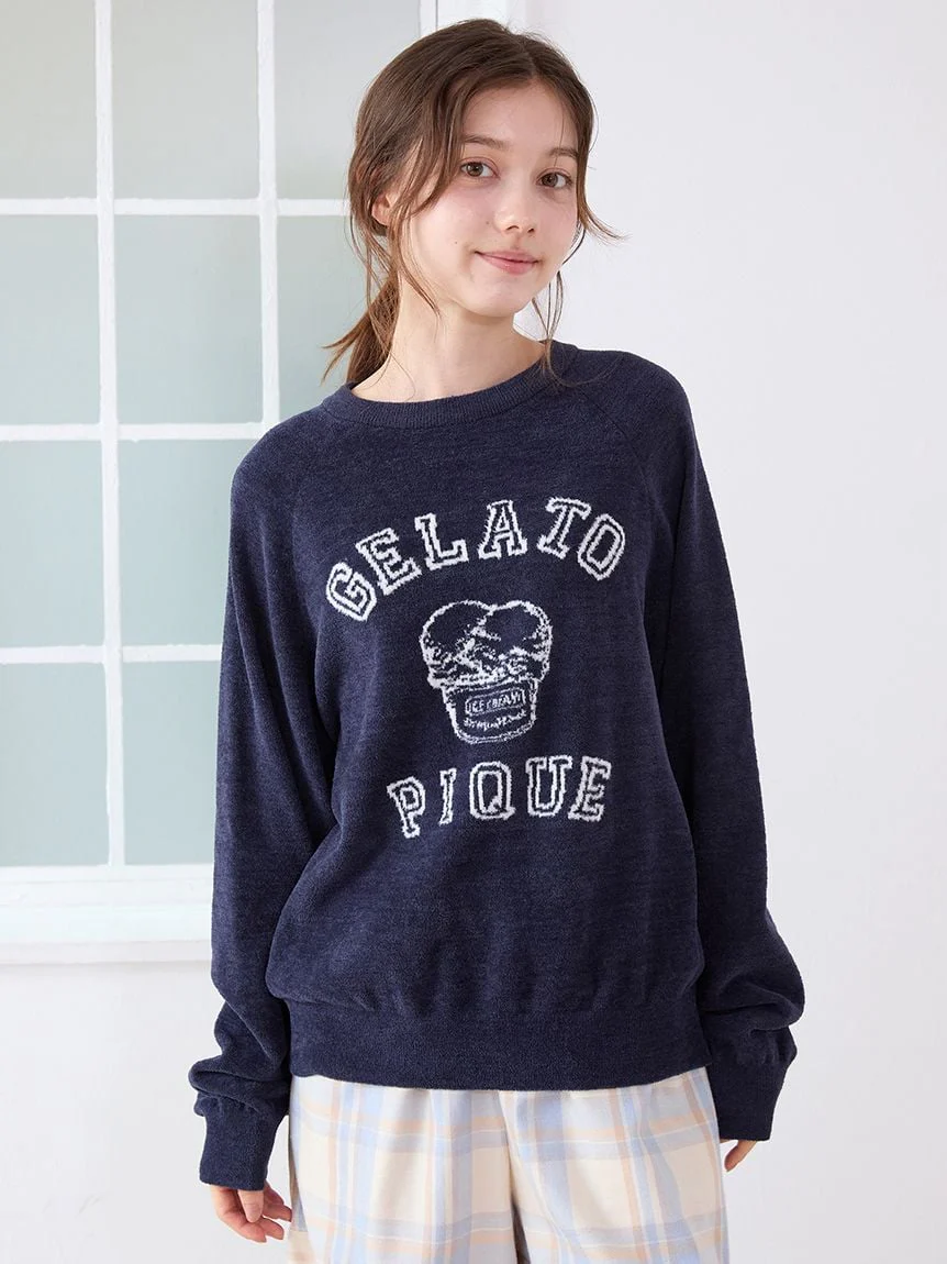 Traditional Ice Cream Logo Pullover