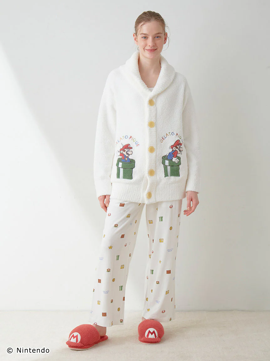 SUPER MARIO™️ UNISEX Baby Moco Jacquard Shawl Cardigan