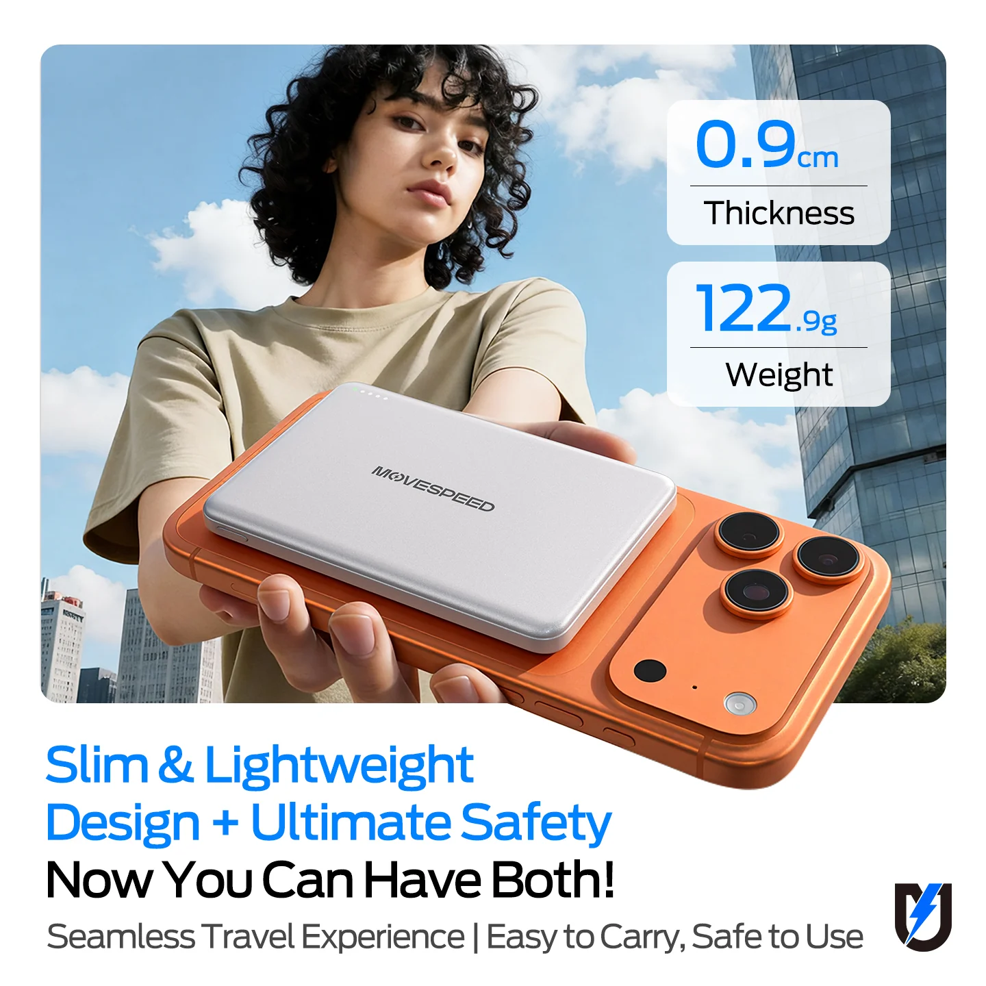 MOVESPEED Magnetic Wireless Solid-State Power Bank 5000mAh & 10000mAh 18W