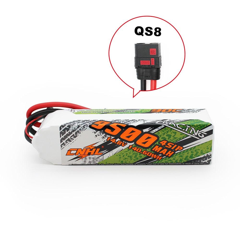 CNHL RC Lipo Battery for FPV Drone - 3S 4S 6S 11.1V 14.8V 22.2V 5200mAh 6200mAh 9500mAh Battery With EC5 QS8 6.5mm 8mm Bullet For RC Car Boat