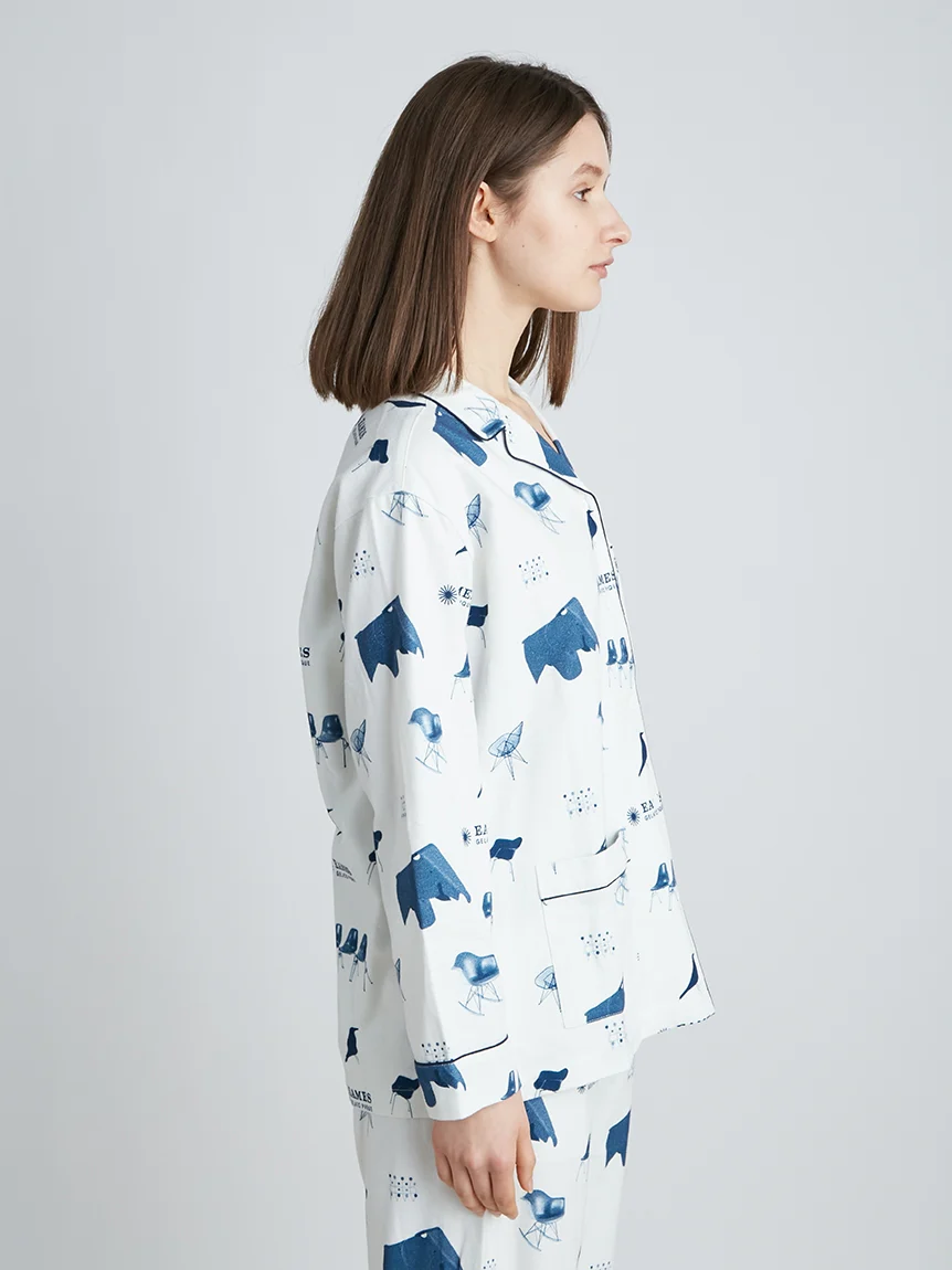 EAMES Chair Motif Women's Sleepwear Shirts