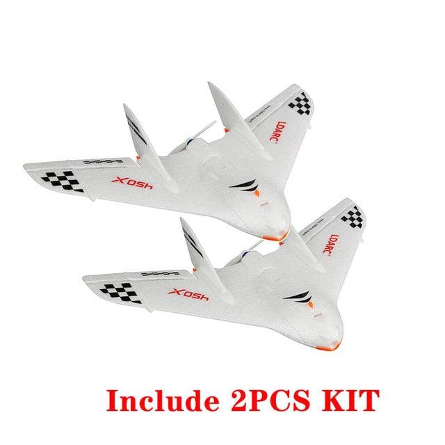 2pcs LDARC TINY WING 450X V2 431mm Wingspan EPP Foam RC FPV Airplanes Flying Wing Fixed-Wing Drones Toys