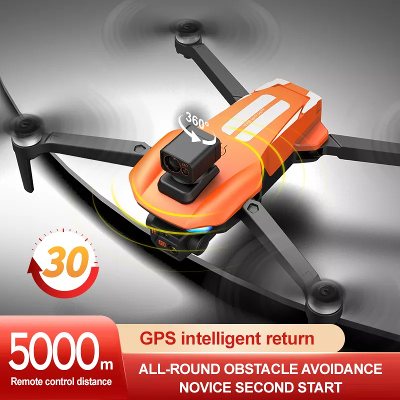 AE8 Pro Max Drone - 360 Obstacle Avoidance Automatic GPS Follow Quadcopter 8K HD Brushless Aerial Photography RC Aircraft Professional Camera Drone