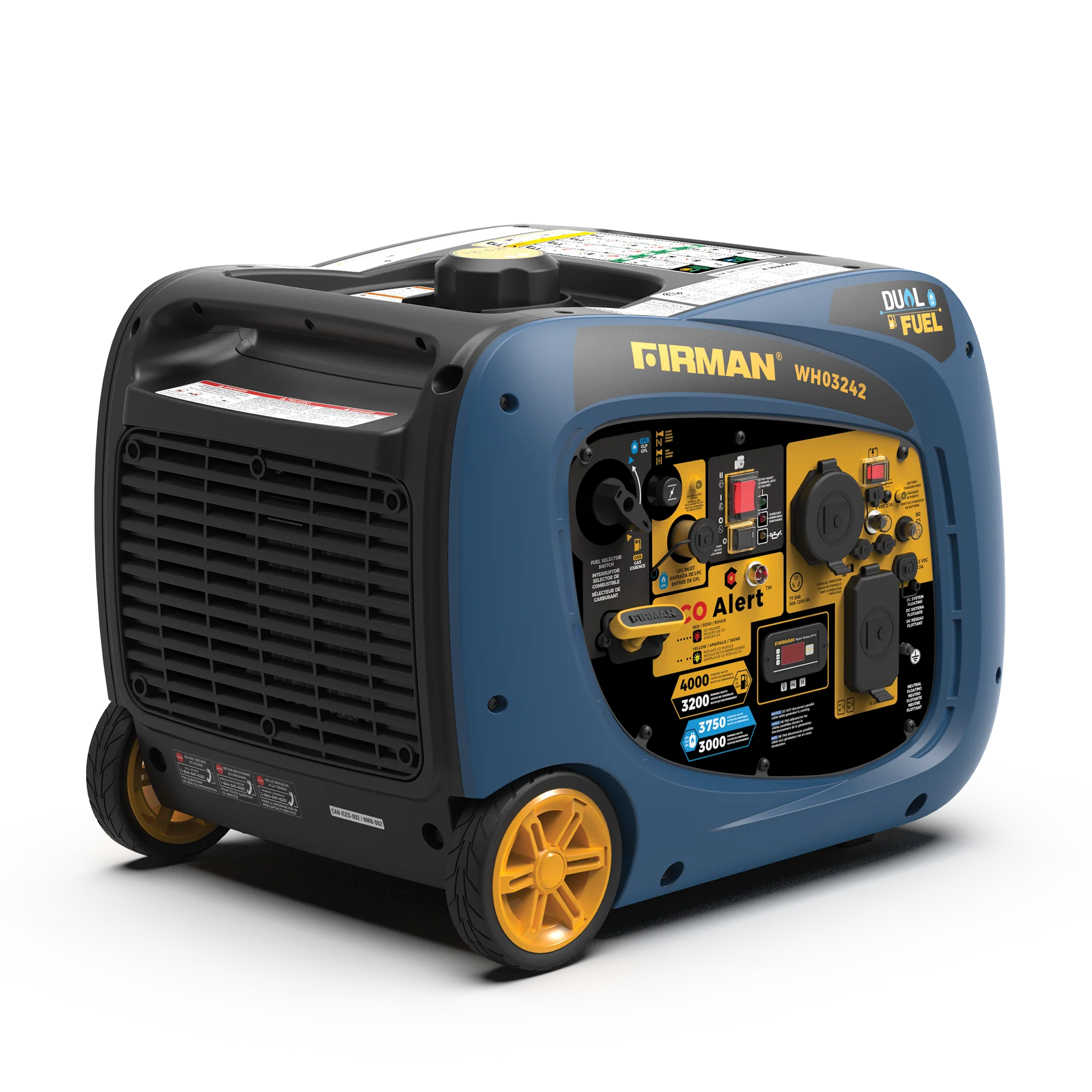 Refurbished Dual Fuel Inverter 4000W W/ Electric Start