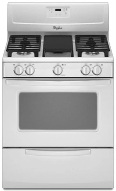220 Volt Whirlpool 3WFG231LVQ White 30 inch Freestanding 220 Volt Gas Range white 230 240 V 3WFG231LVQ