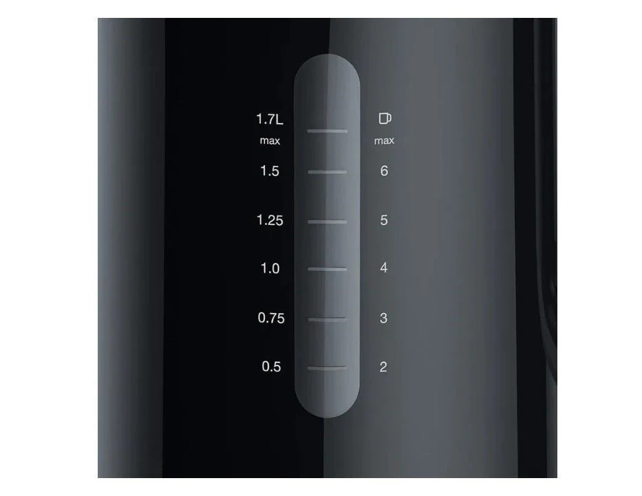 Braun WK1100  BLACK  Hot water Kettle 1.7 liter 2200 watts 220 v 240 volts 50 hz