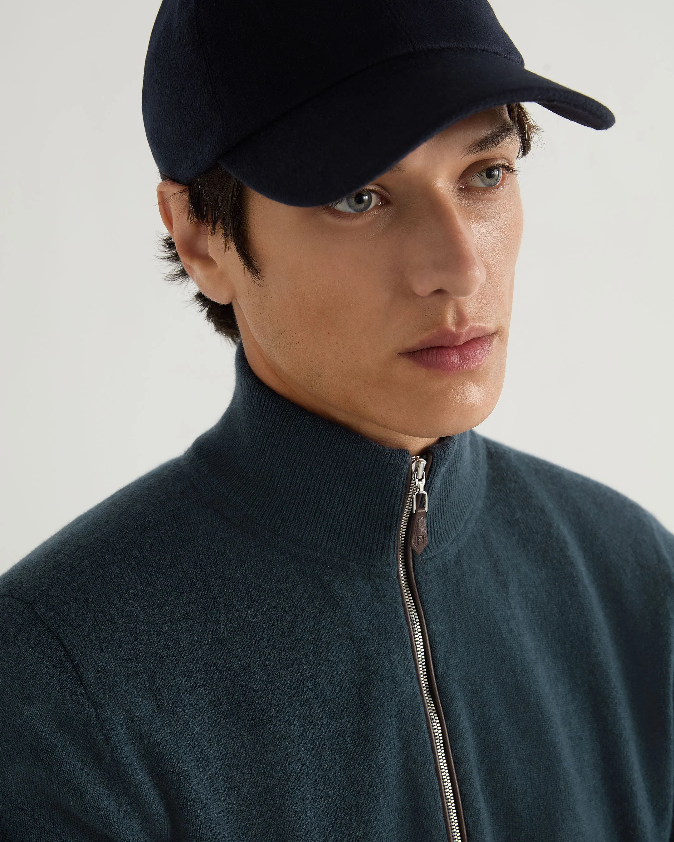 Unisex Cashmere Cap Navy Blue