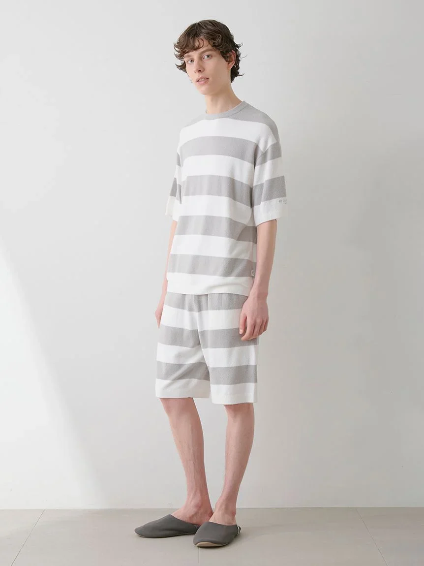 Mens Smoothie Stripe Crew Neck Shirt