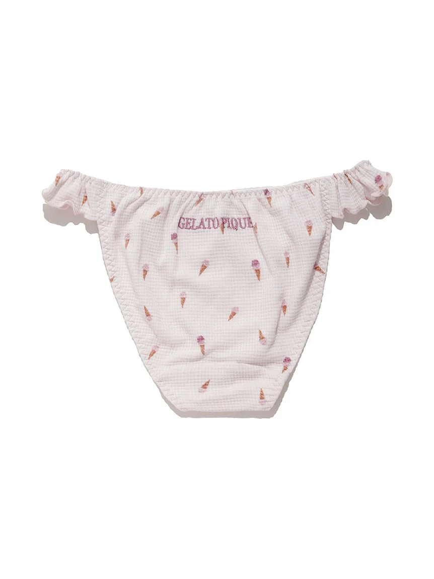 Ice Cream Waffle Bra & Underwear Set