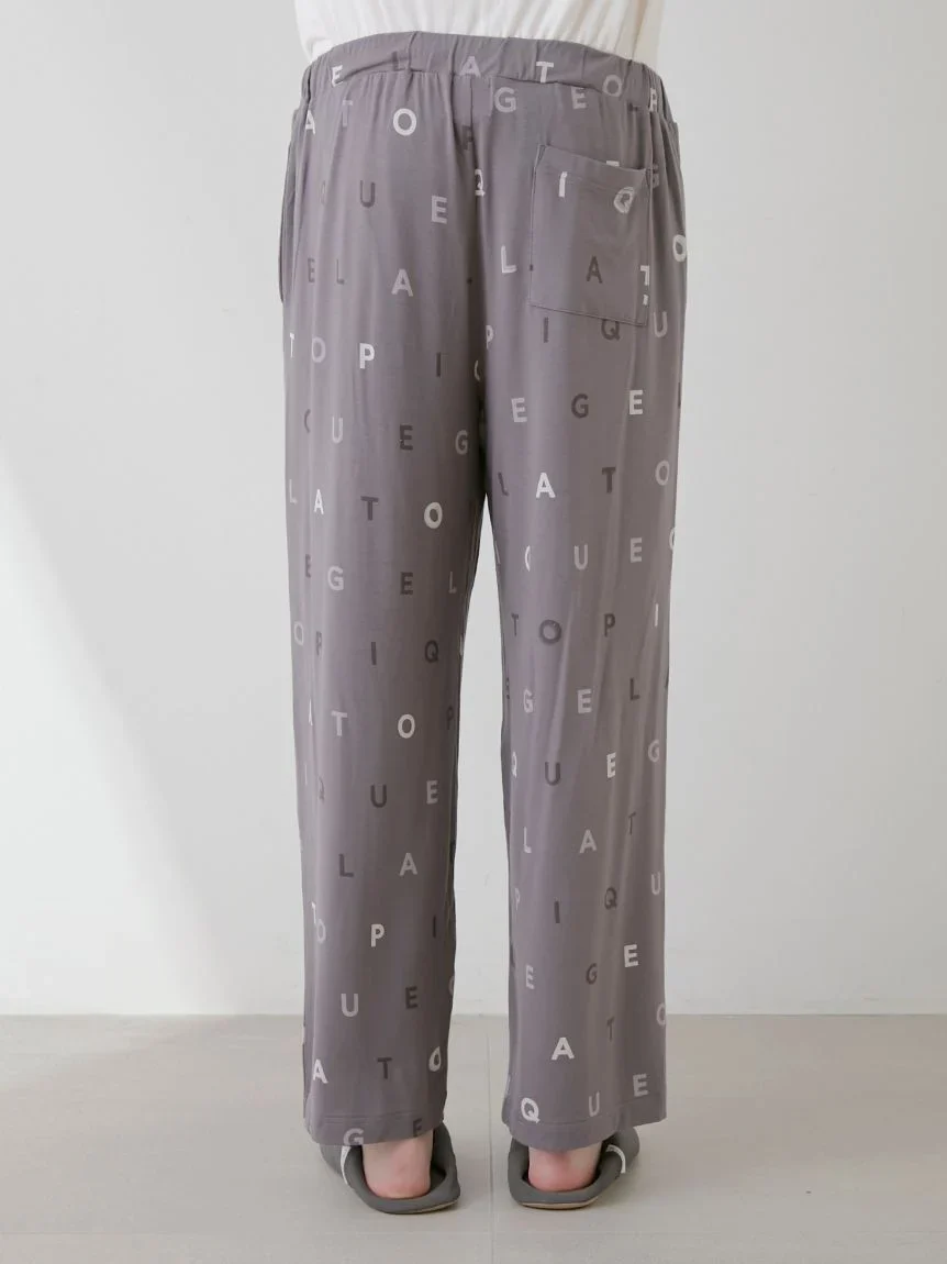 Rayon Logo Motif Men's Lounge Pants