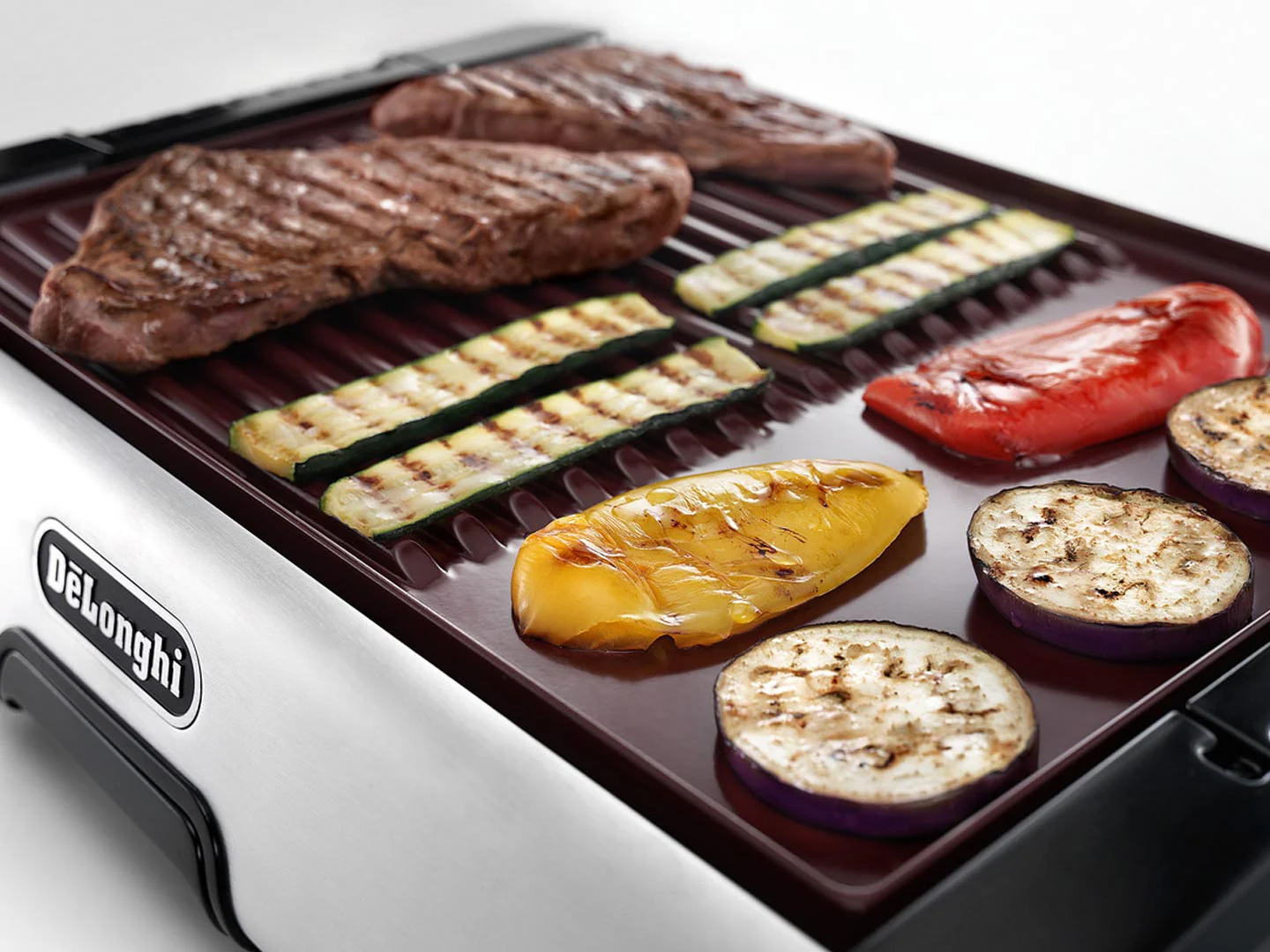 Delonghi 220 volt Grill BG500C220v 2 IN 1 Ceramic Coated Grill Griddle 220v 240 volts 50 hz BG500C220v