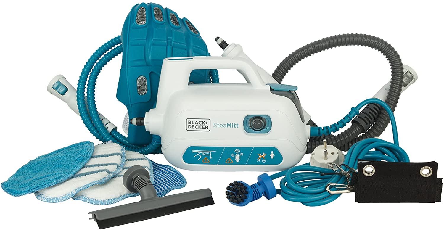 Black and Decker Steamer / Steam Mop FSH10SMP-B5  220 volts SteaMitt Handheld Steam Cleaner with Accessories 220 V 240 Volts 50 hz