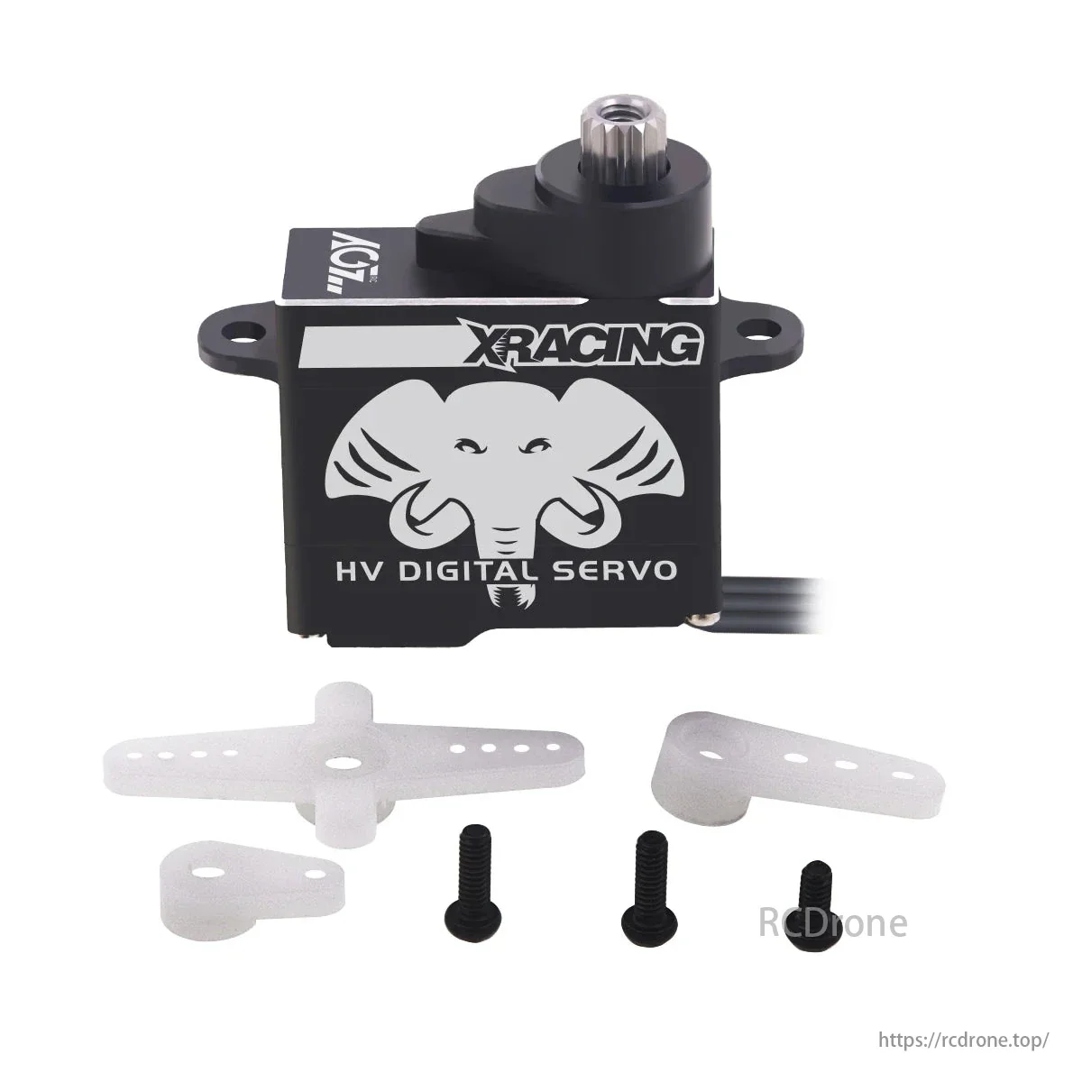 AGFRC Short Cable A06CLS V2 15T Spline MG 3.0KG 0.052Sec Programmable Coleress RC 7g Micro Servo for Mini Car GLR GLA MRZ Airplane