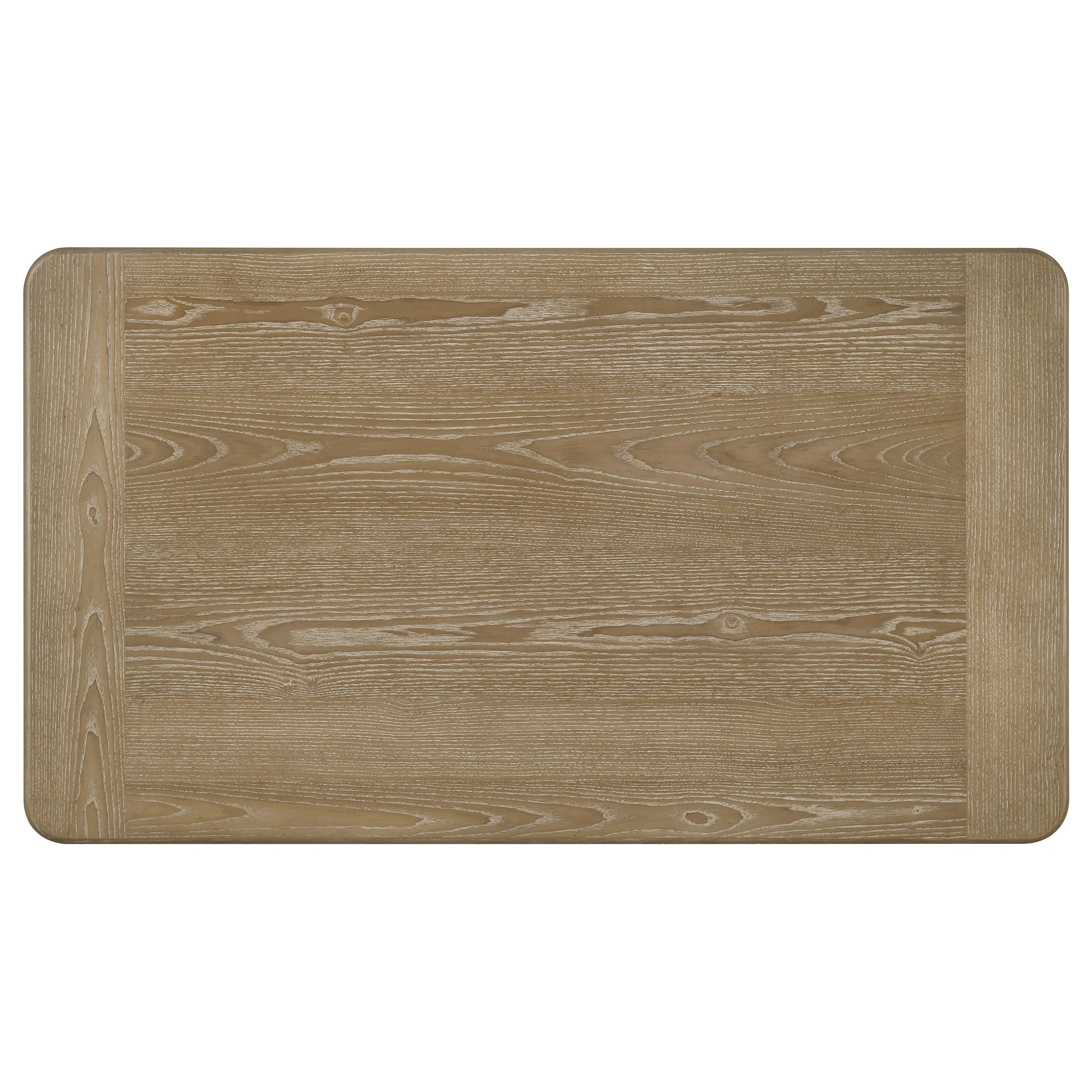 Adina Rectangular Wood Coffee Table Distressed Light Brown