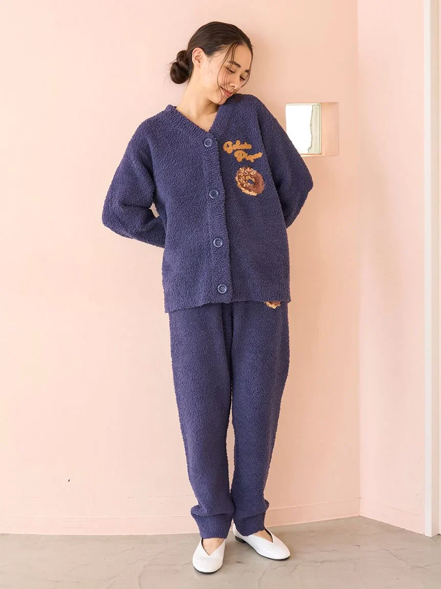 Donut Jacquard Cardigan