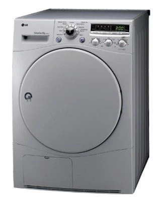 LG Front Load Washer 10.5 KG and Front Load Dryer F4V5RYP2T & RC8066 Combo Pack 220v 240 volts 50 hz