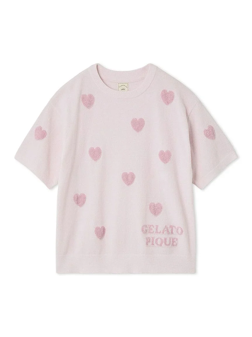 Heart Jacquard Pullover