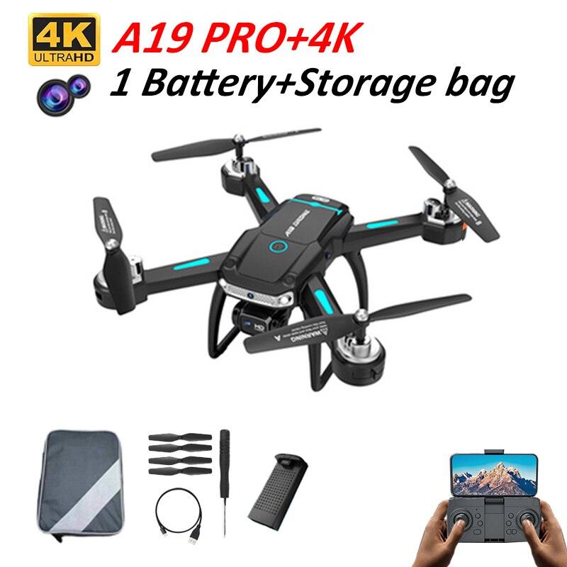 A19 Pro Drone - 2023 New GPS Professionele Dual Hd Camera Optische Stroom Positionering Vermijden  Opvouwbare Quadcopter Rc Speelgoed