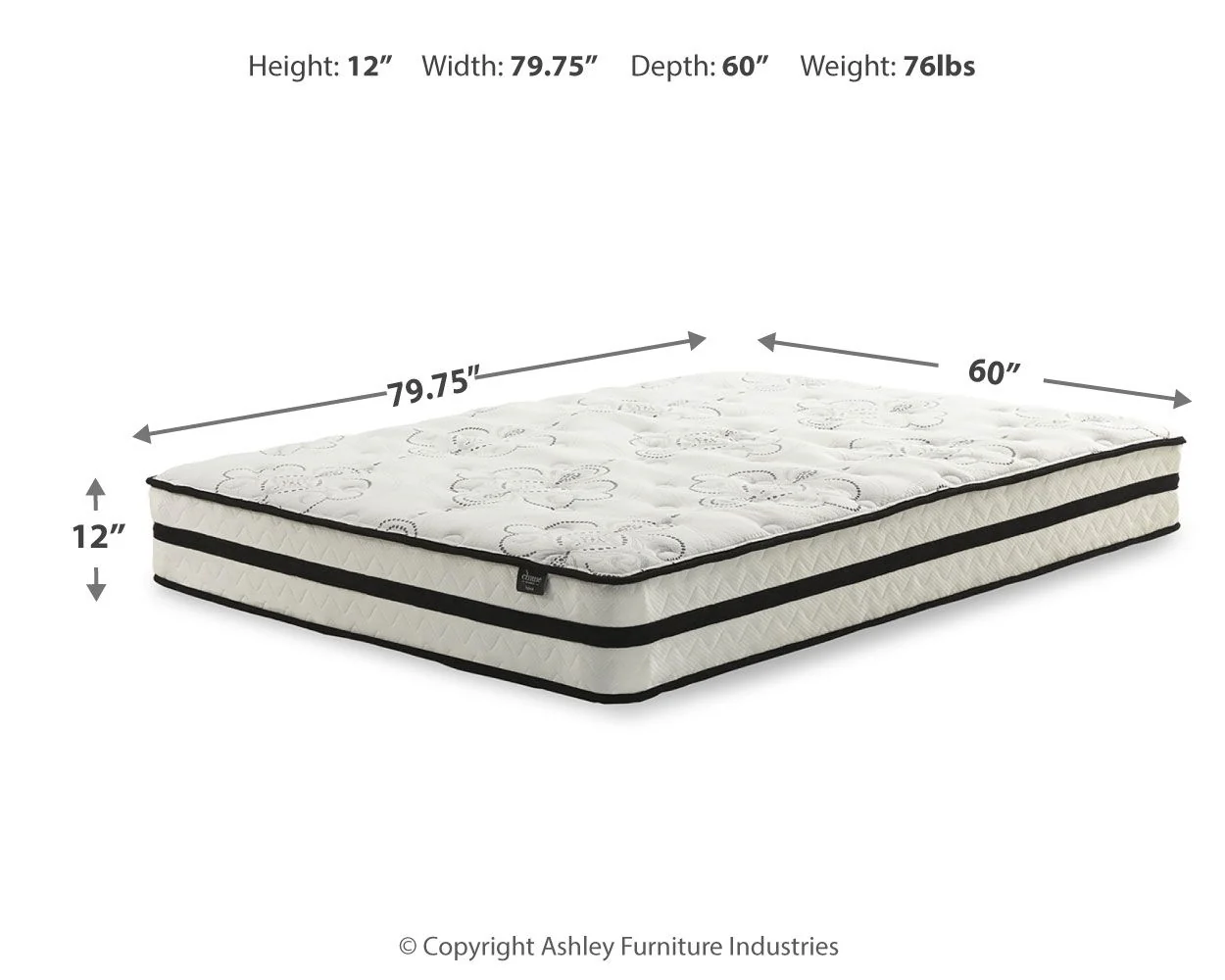Chime 12 Inch Hybrid - Ultra Plush Hybrid Mattress