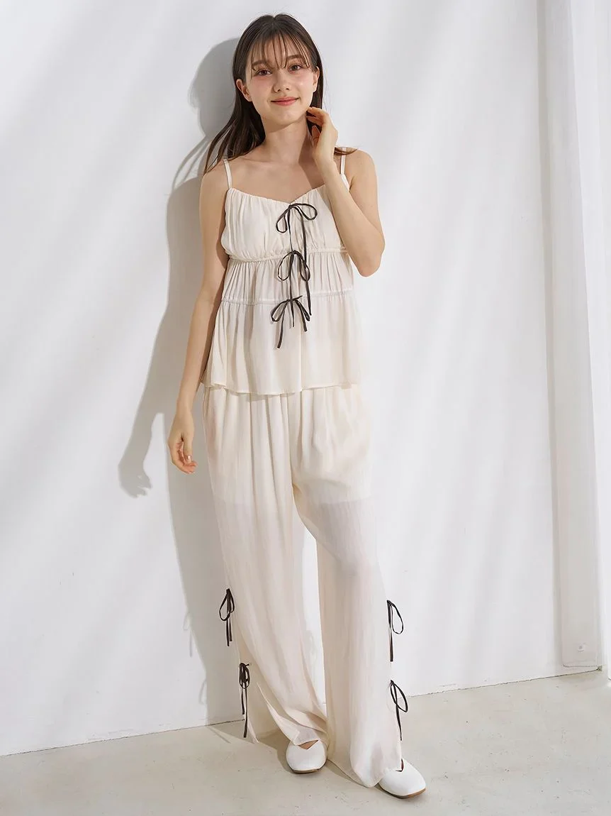 Satin Airy Long Pants