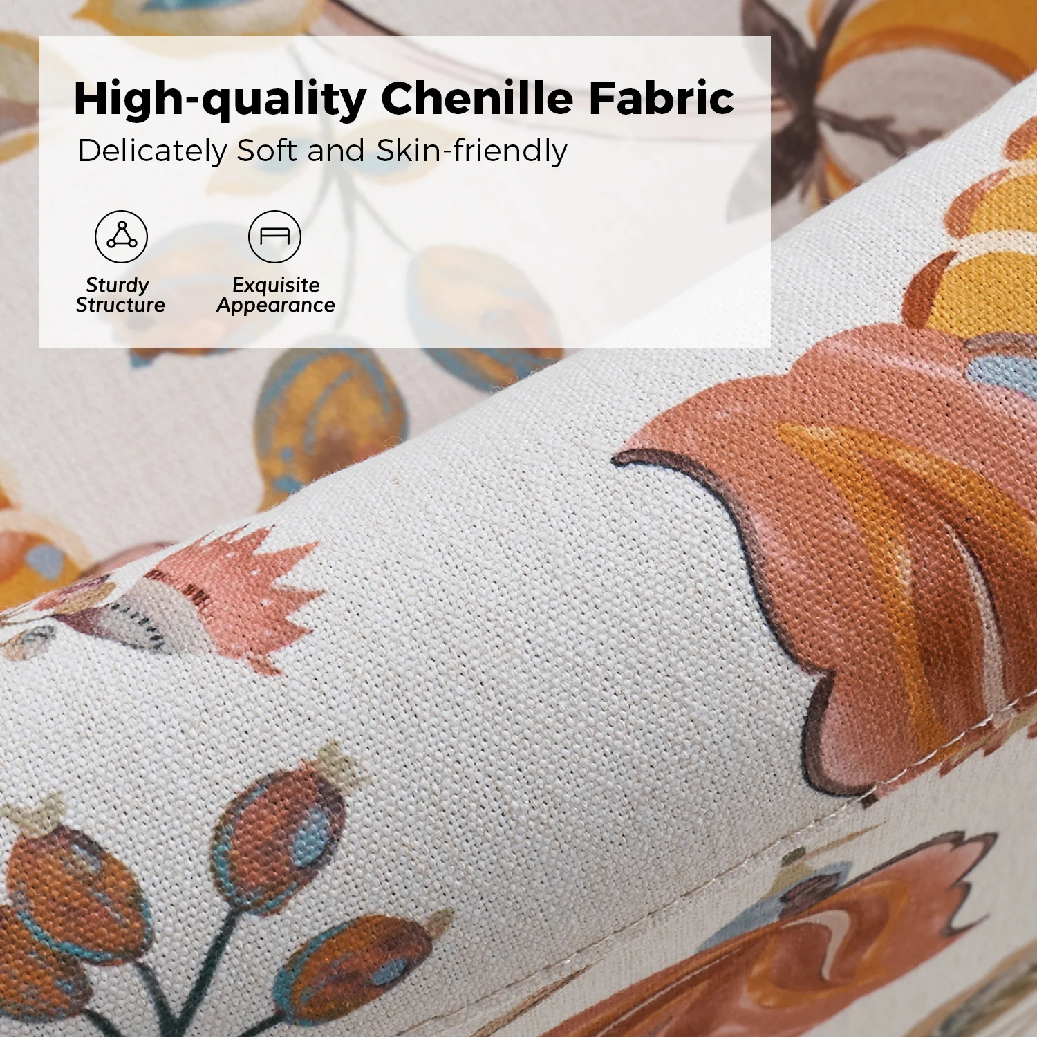 Armando Slipcovered Swivel Chair in Floral