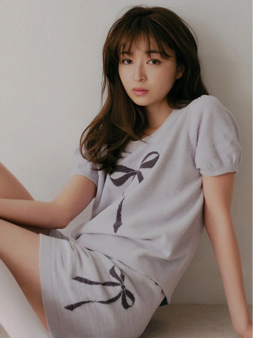 Ribbon Jacquard Pullover Sweater