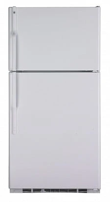 220 Volt GE GTE22IBTWW  22 Cu. Ft. Top Mount Refrigerator