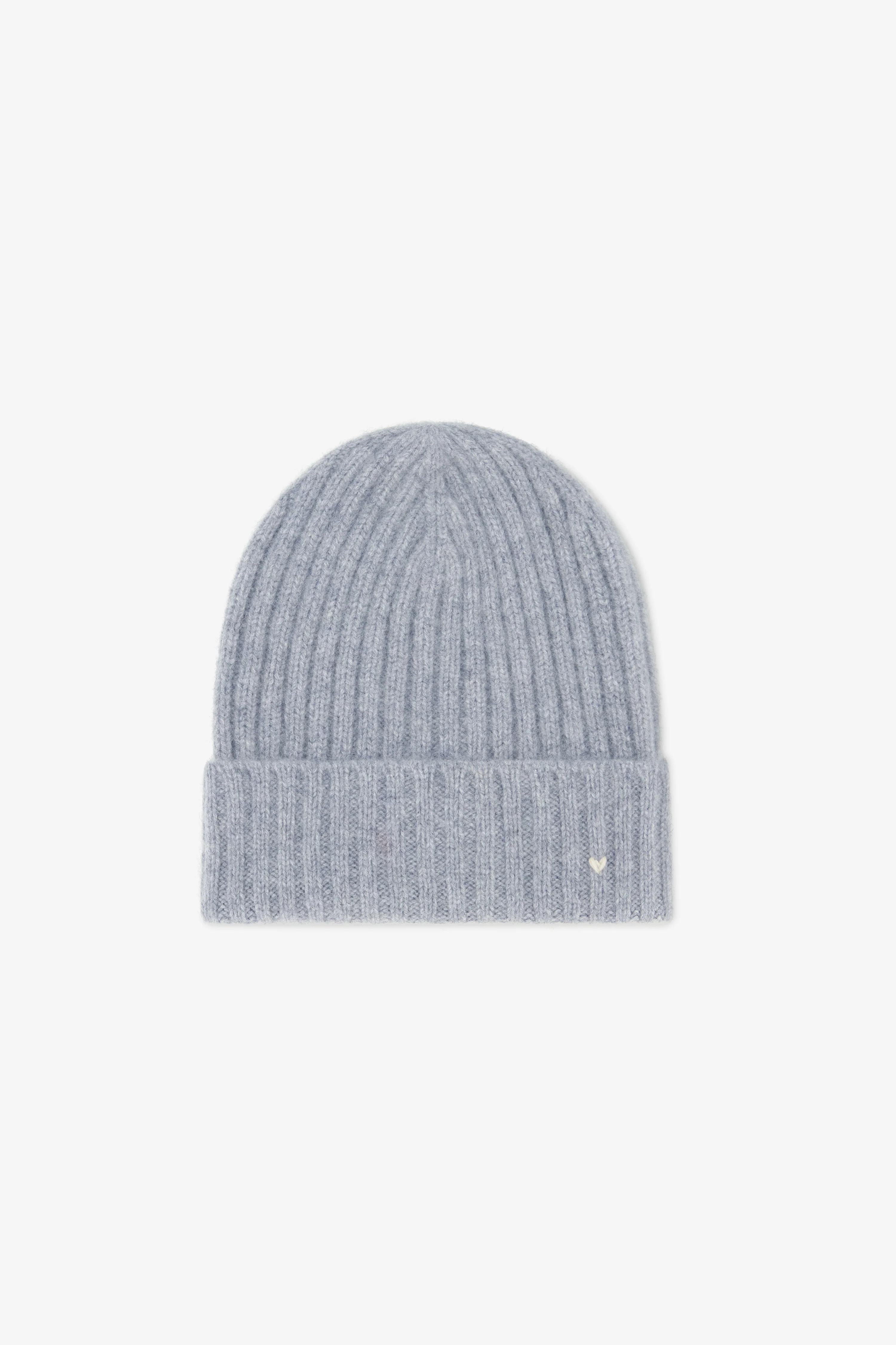 The Rib Beanie – Grey Melange