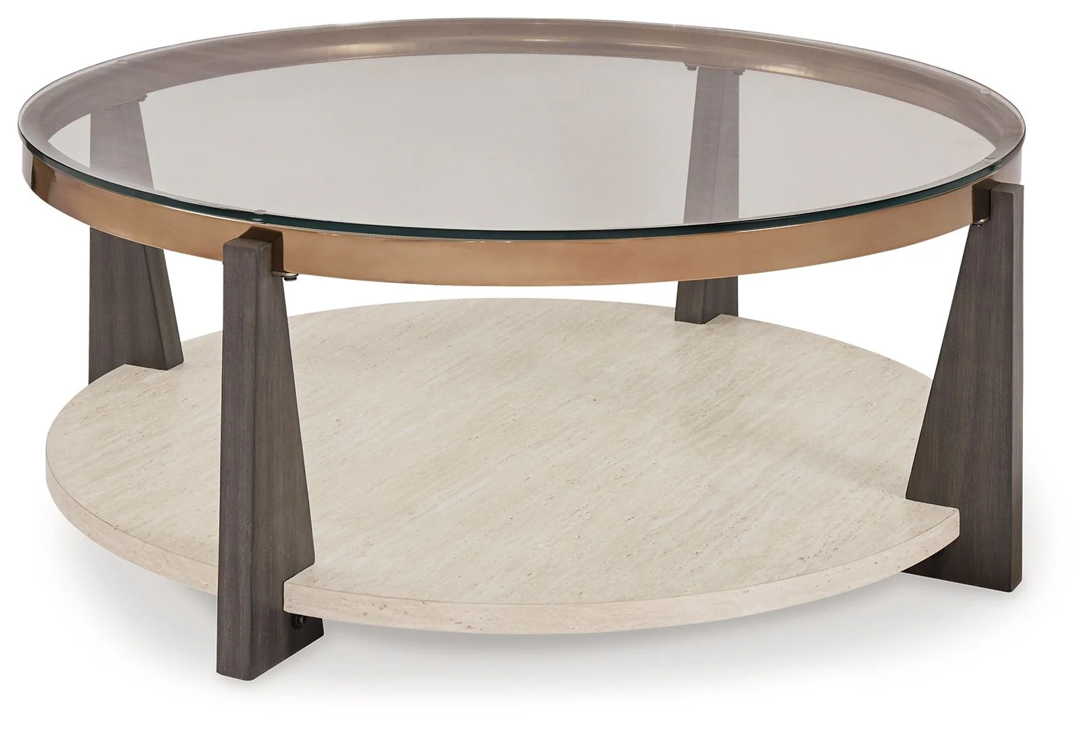 Frazwa - Round Cocktail Table - Multi