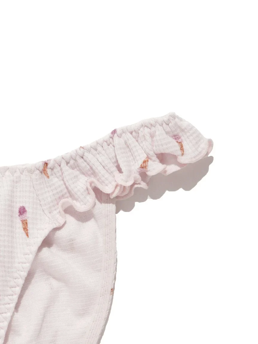 Ice Cream Waffle Bra & Underwear Set
