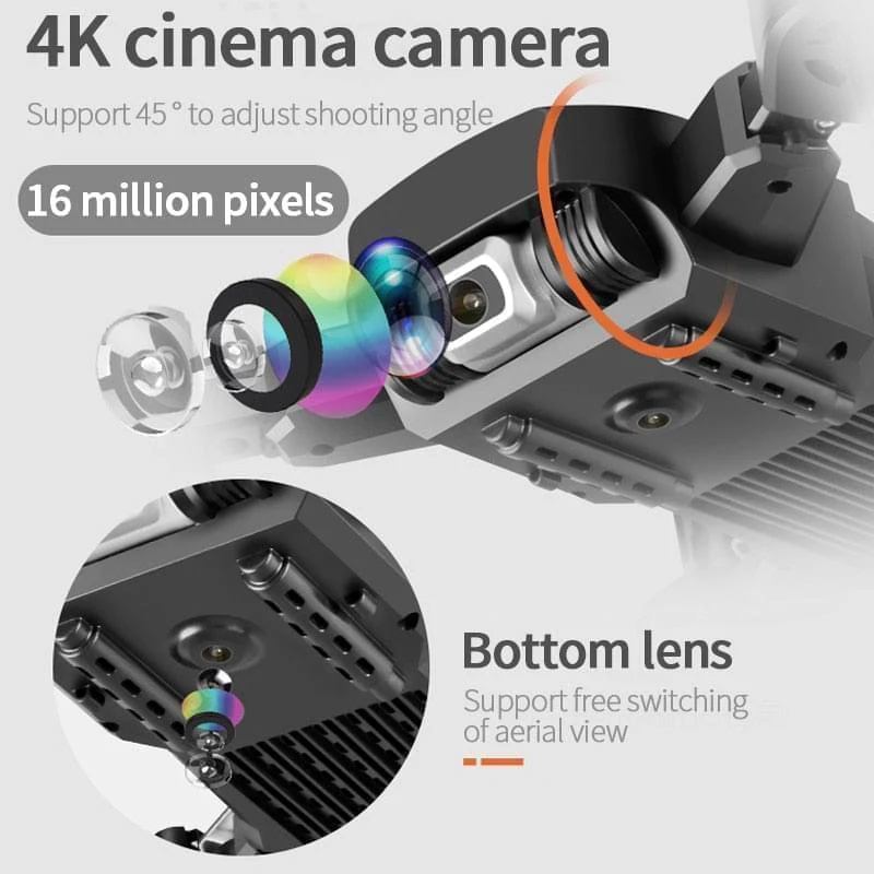 2024 NEW Drone 4k profession HD Wide Angle Camera 1080P WiFi Fpv Drone Dual Camera  Height Keep Drones Camera Helicopter Toys