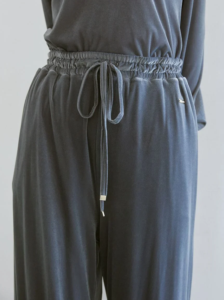 Velour Long Pants