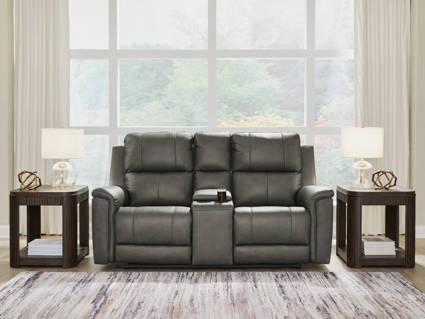 Beryton PWR REC Sofa with ADJ Headrest