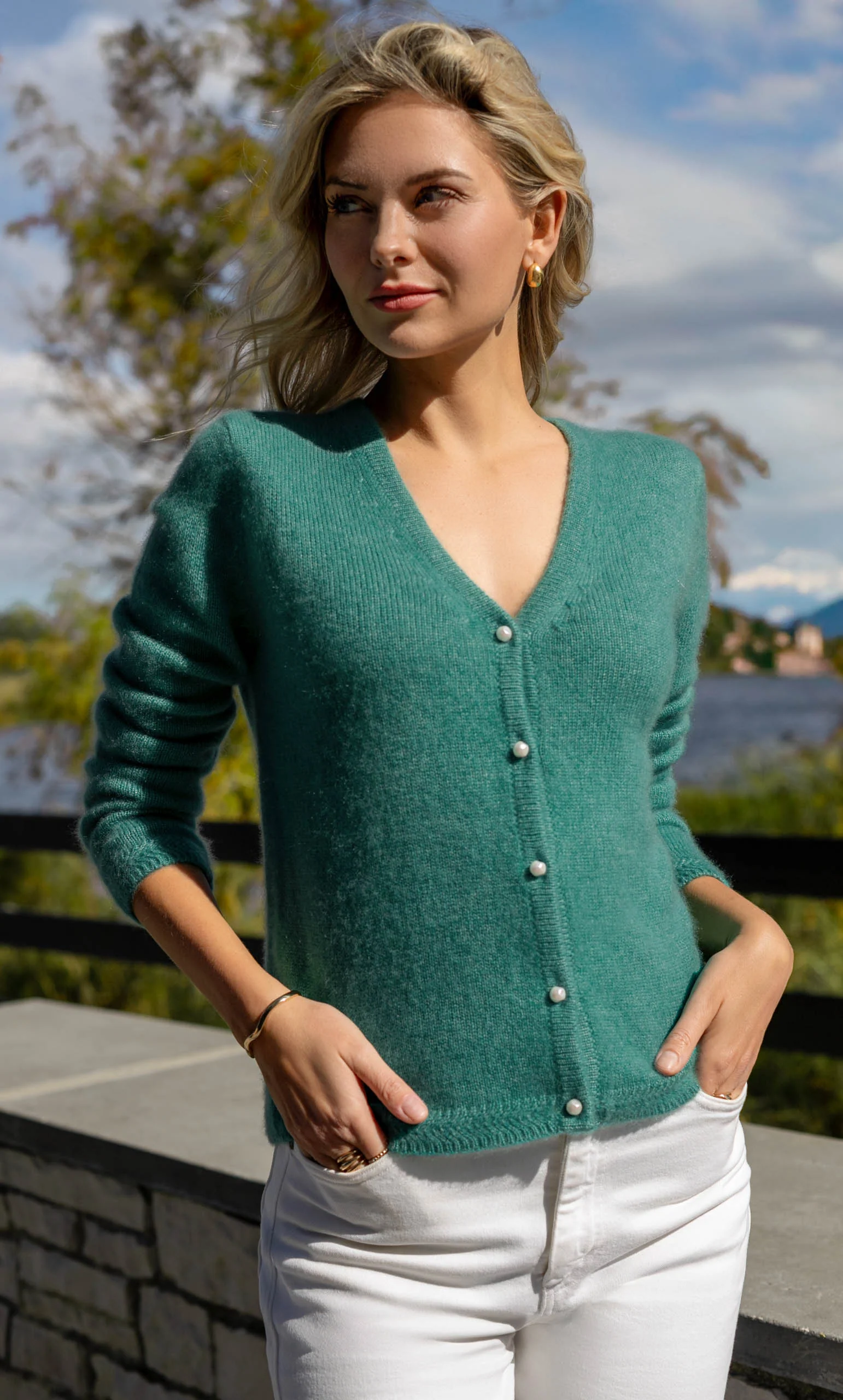 Valerie Cashmere-Silk Cardigan