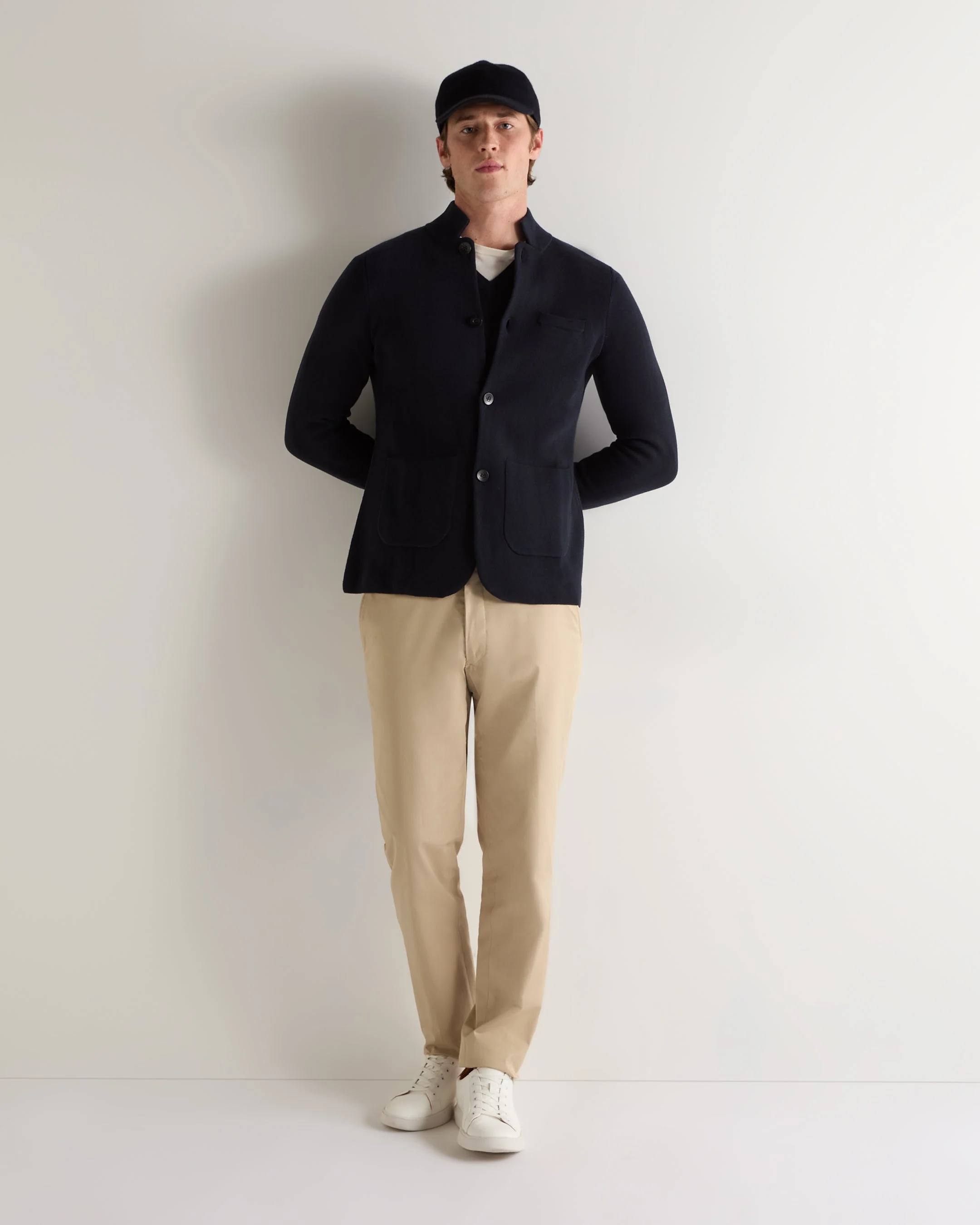 Men's Grosvenor Milano Cashmere Jacket Navy Blue