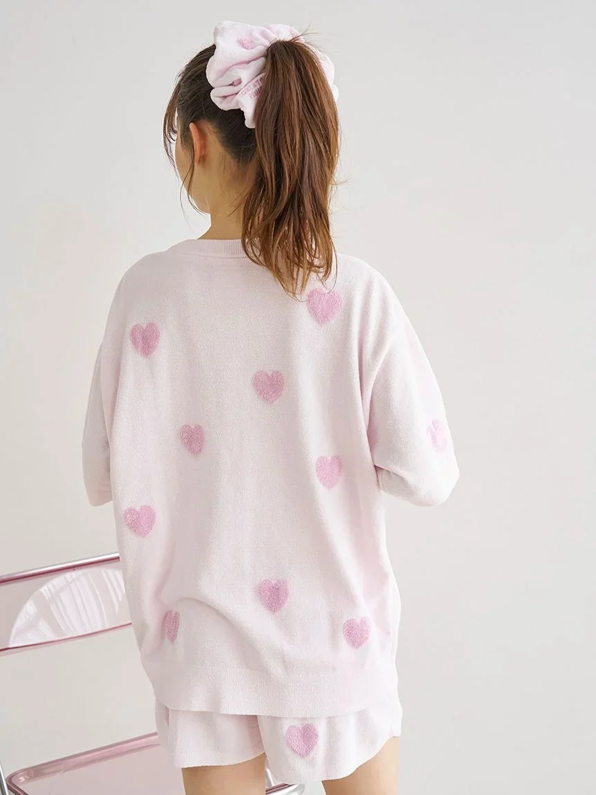 Heart Jacquard Pullover