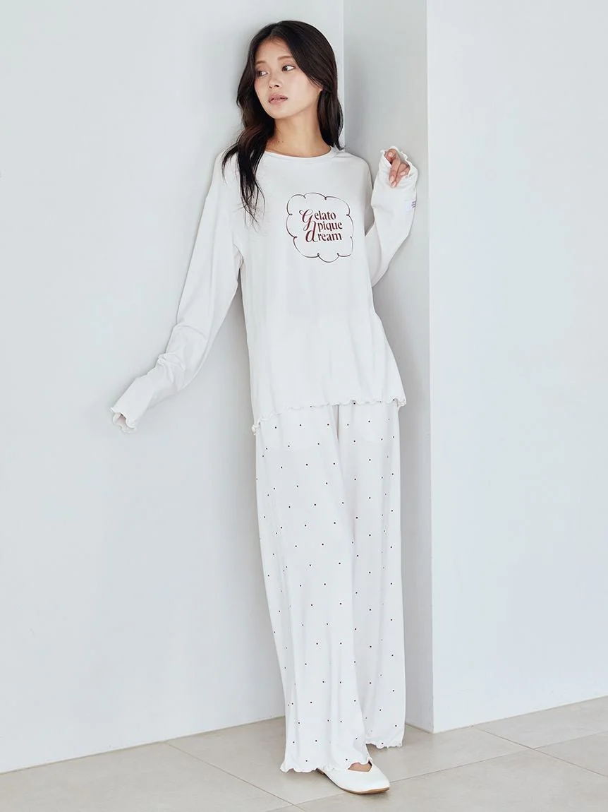 Hot Fabric Rayon Dot Pants