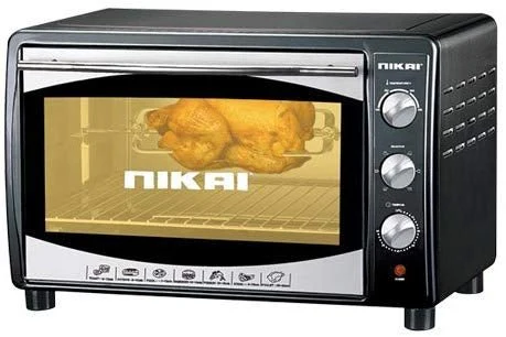 Nikai 220 volt toaster oven NT655N Black 45 Liter 220v 240 volts 50 hz
