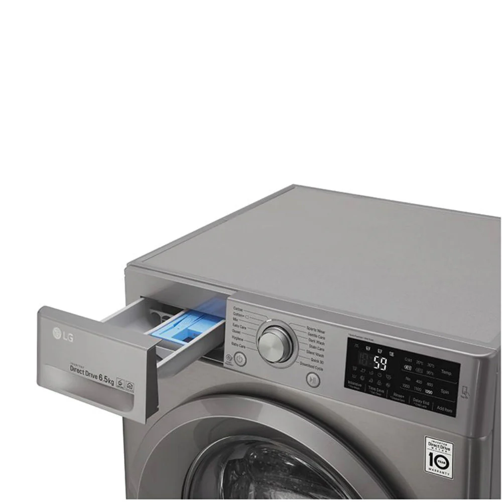 LG F2J5WN7S Front Load Washer Silver finish 220 v 240 volts 50 hz
