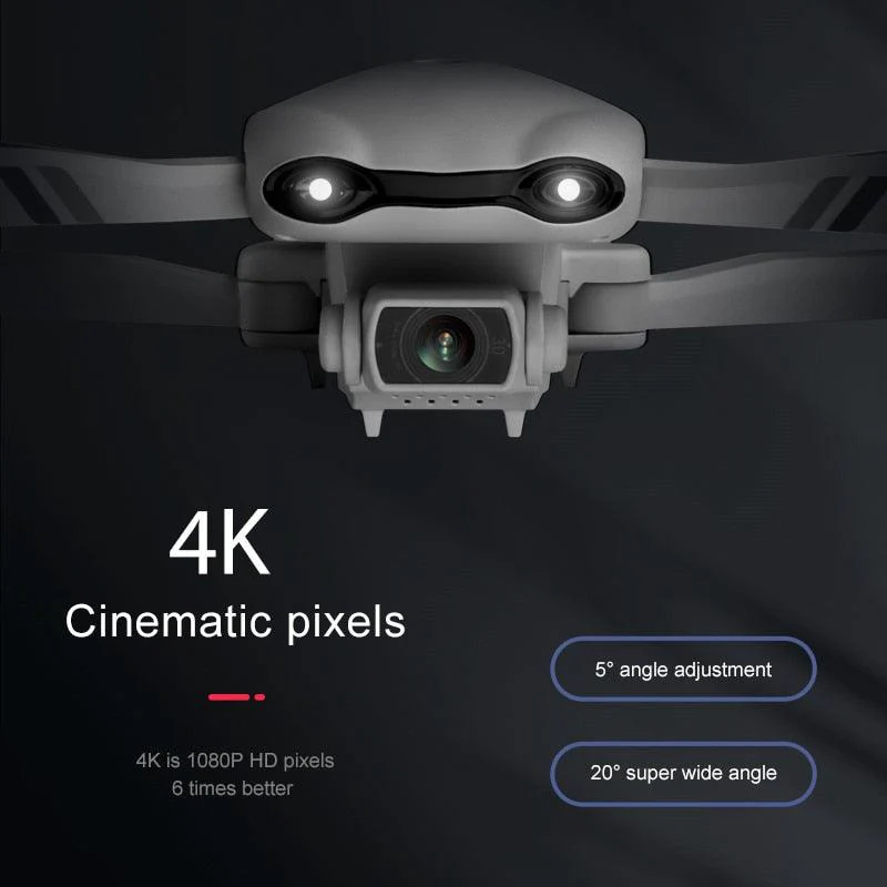 4DRC New 4K HD Dual Camera GPS 5G WIFI Wide Angle FPV Real-time Transmission RC Distance 2km Professional Drone Dron Gift Toys