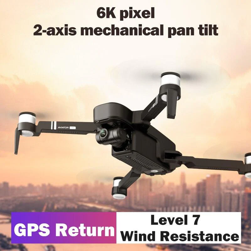 8811 Pro Drone With 32G/64 TF SD Card - 5G WIFI FPV RTR  With 6K HD Camera  2-Axis Anti-Shake Self-Stabilizing Gimbal Dron Professional Camera Drone