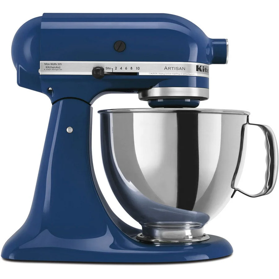220 Volt KitchenAid Artisan Stand Mixer - Blue Willow