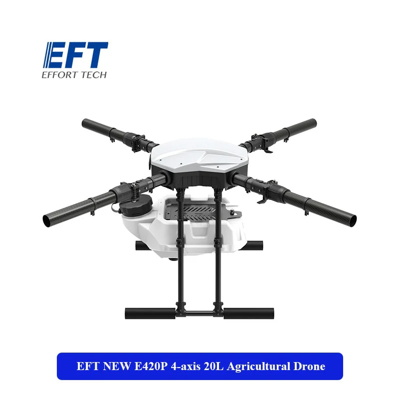 EFT E420P 20L Agriculture Drone - 4 Axis 20KG 20L 22L Tank Capacity Foldable Propeller Hobbywing Motor X9 plus JIYI K++ V2 H12 Remote Controller