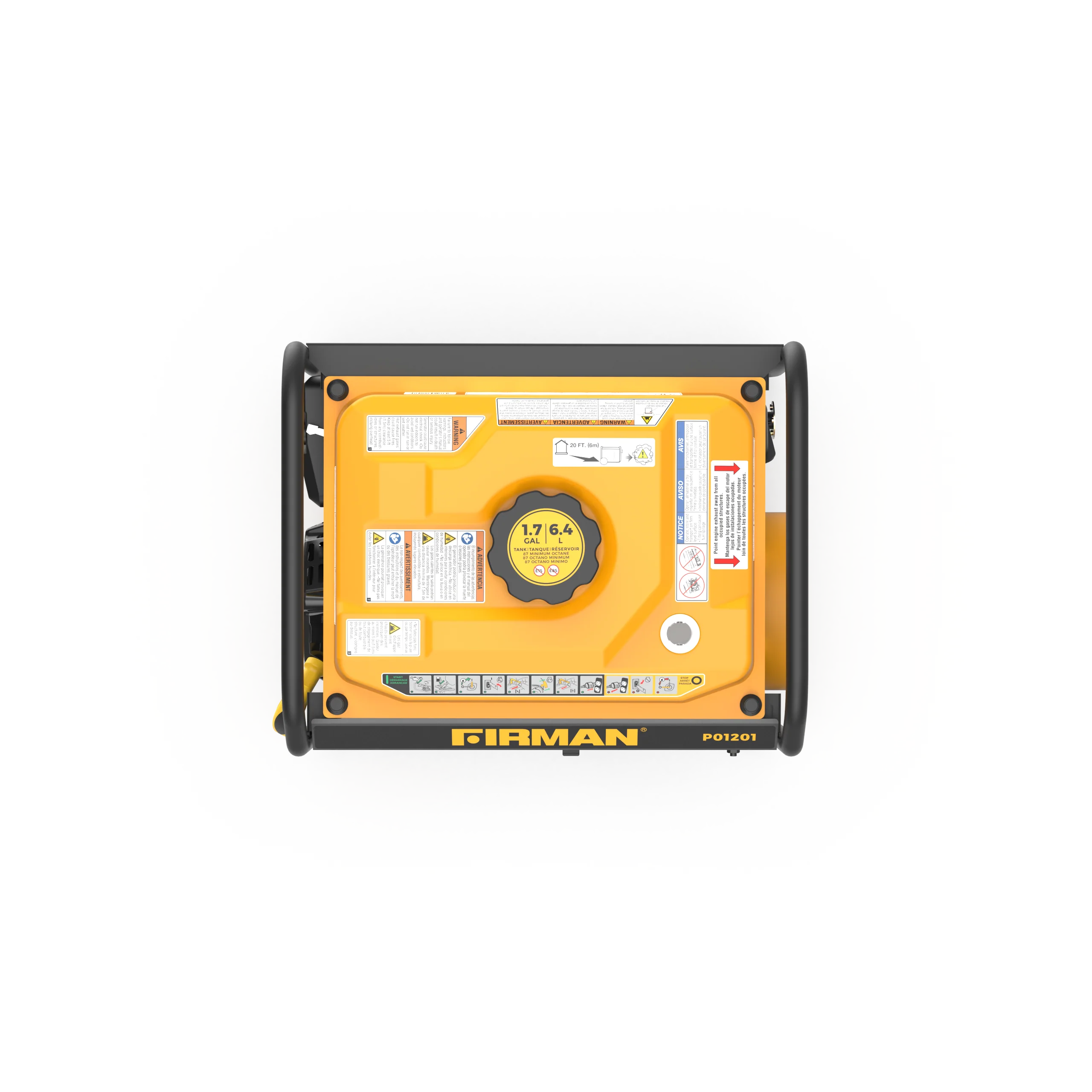 Gas Portable Generator 1500W Recoil Start