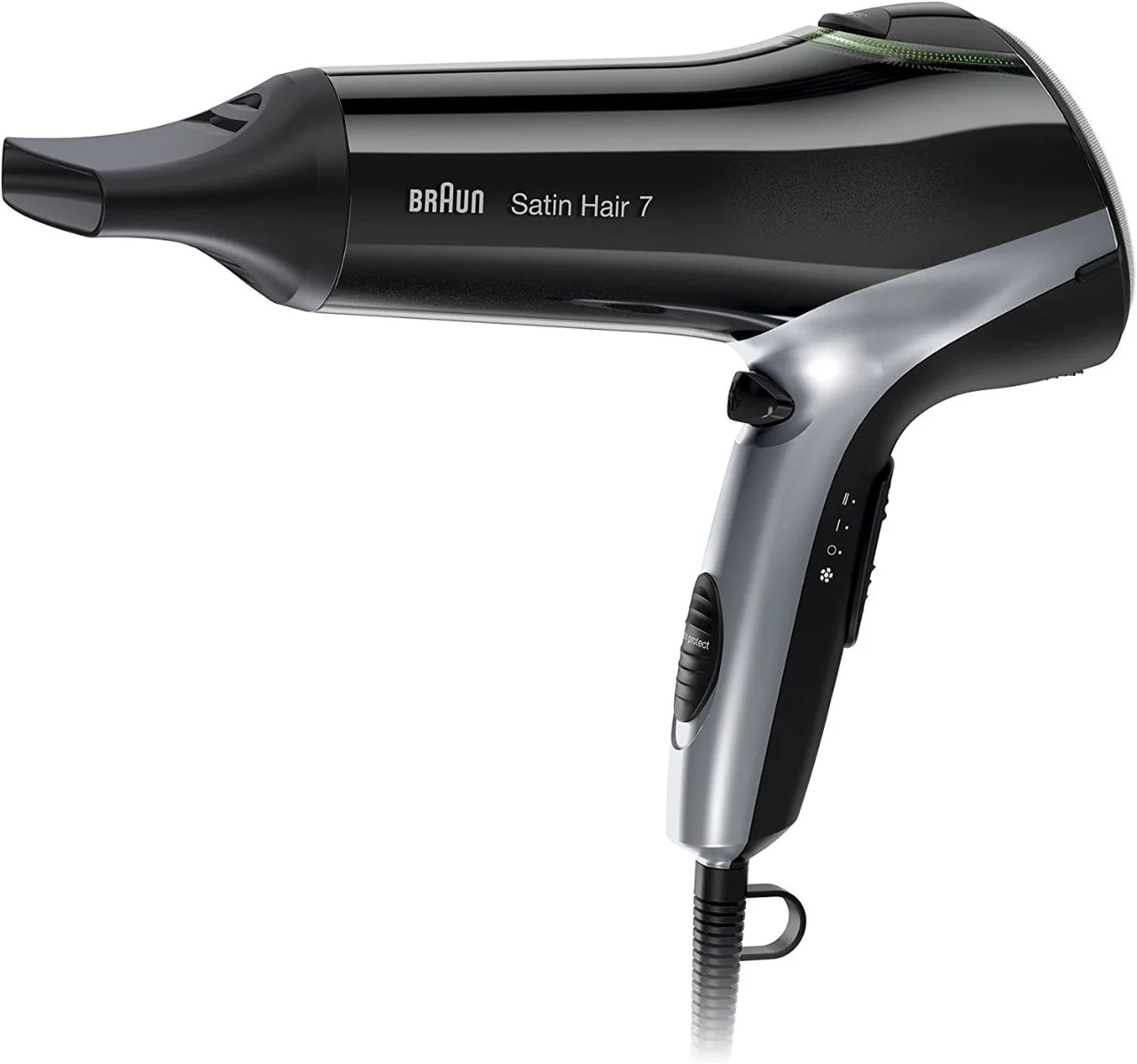 Braun HD710 Satin Hair 7 IONTEC  Hair Dryer  with Satin Protect  2200 watts  220 v 240 volts 50 hz